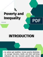 Growth Poverty and Inequality