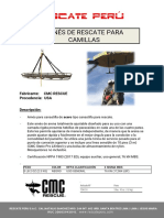 Hoja Técnica ARNÉS DE RESCATE PARA CAMILLAS - RP PDF