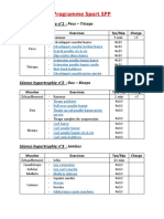 Programme Sport SPP Maj