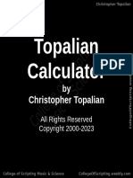 Topalian Calculator by Christopher Topalian
