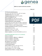 Genea Lab Cenovnik PDF