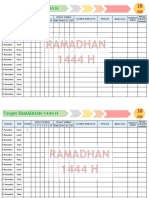 Target Ramadhan 1444 H