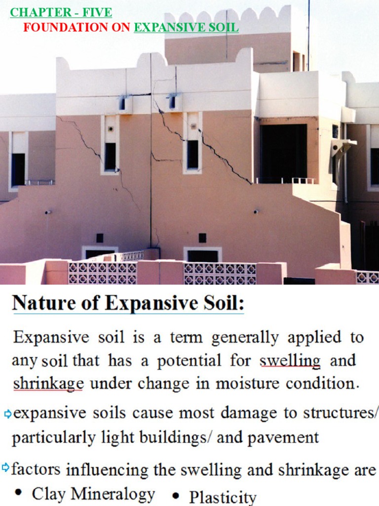 Foundations on Expansive Soil Analysis | PDF