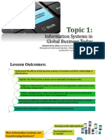 Chapter 1 - Information Systems in Global Business Today