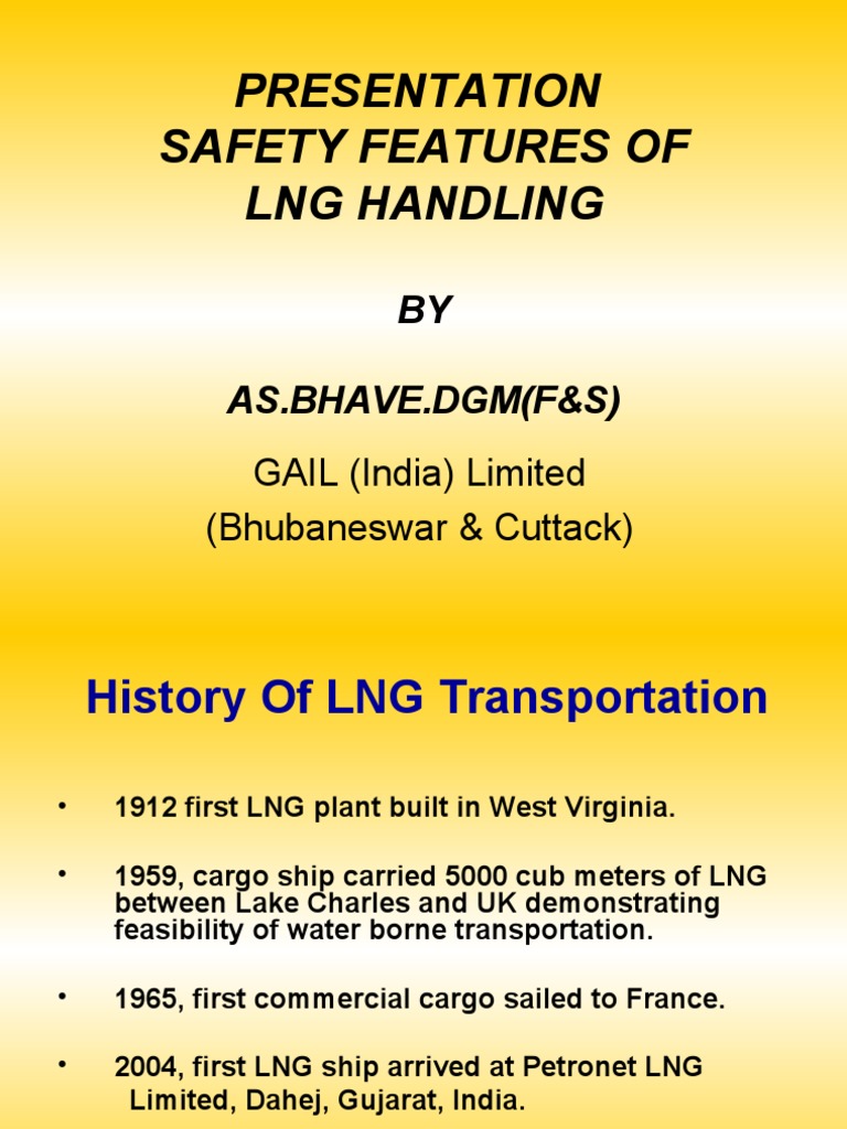 LNG Handling Safety Features Overview | PDF | Liquefied Natural Gas ...
