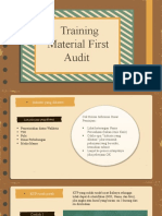 Training Material First