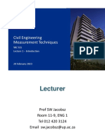 Civil Engineering Measurement Techniques: An Introduction to Measuring What Matters