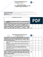 Fisa Sintetica de (Auto) Evaluare Cadre Didactice - Învățământ Primar - Gradatie 2023 PDF