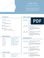 Santorini Resume Template