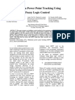 Paper - Maximum Power Point Tracking Using A Fuzzy Logic Control23