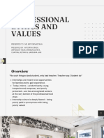 Professional Ethics and Values