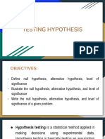 HypothesisRejectionRegionAndTypeofErrors PDF