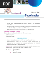 Class 10 Control and Coordination Overview | PDF | Neuron | Nervous System
