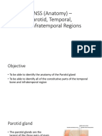 W3-12 Parotid, Temporal, and Infratemporal Regions Lecture PDF