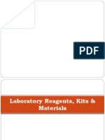 Module 6 GCLP LABORATORY REAGENTS KITS MATERIALS