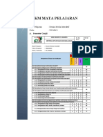 KKM Mata Pelajaran Dmi