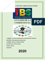 Analisis de La Competencia