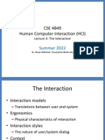 HCI - Lecture 3