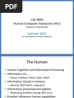 HCI - Lecture 2