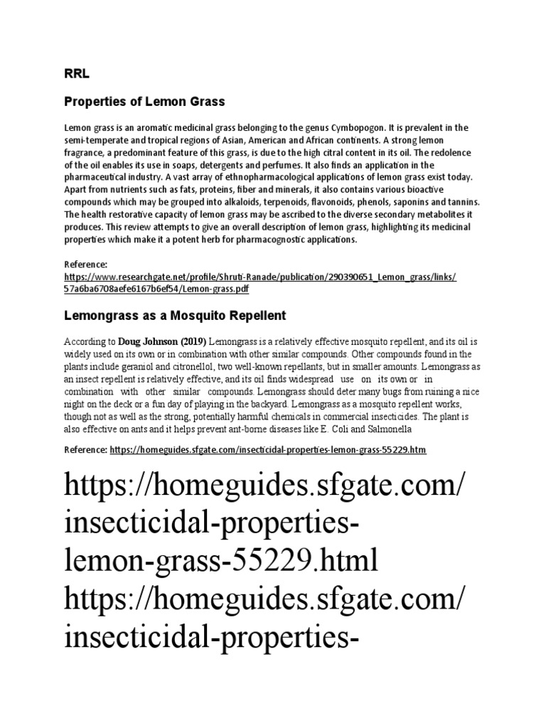 InsecticidalPropertiesLemonGrass55229.html InsecticidalProperties