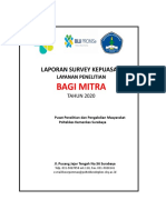 Pro TT Mitra LAPORAN SURVEY KEPUASAN PENELITIAN 2020-1 PDF