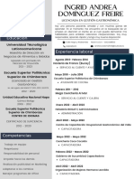 Curriculum Profesional Masculino Moderno Simple Azul PDF