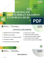 Kelompok 8 - Langkah Dalam Penyelidikan KLB - Tugas MKLB Bu Fazidah