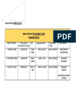 Demonstration Schedule - Victoria West Central Elementary School-1