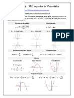 Formulario Funcao Quadratica PDF