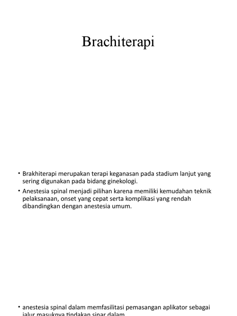 Brachiterapi | PDF | Pengembangan Diri | Kesehatan Holistik