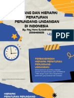 Jenjang Dan Hierarki Peraturan Perundang-Undangan Di Indonesia