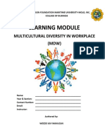 Managing Multicultural Diversity in the Workplace