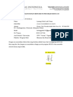 Template Surat Pendaftaran Program MOOCs UI