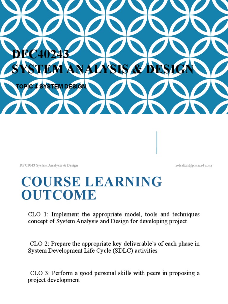 Chapter 4.2 System Design.pptx | PDF