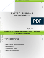 Ch7 Design and Implementation - Lecture 10 - 12