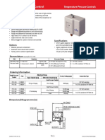 PS1 Series Single Temperature Pressure Controls