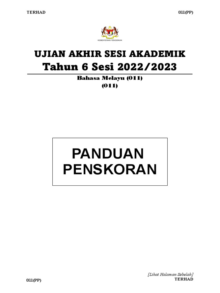 Bahasa Melayu Tahun 6 Pdf