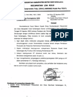 Surat Penataan Dan Peningkatan SDM Pengurusan RT