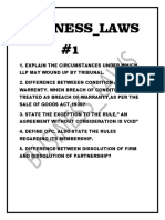 Business - Laws #1