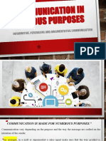 VIII. Communication in Various Purposes PDF