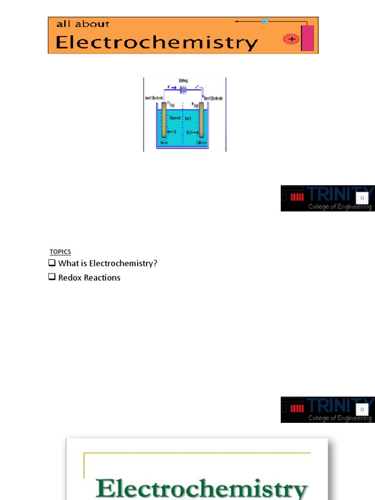 1.introduction To Electrochemistry PDF
