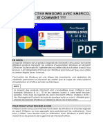 Pourquoi Active Windows Avce Kmspico Et Comment PDF