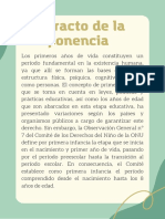 Extracto de La Ponencia. Primera Infancia y Los Derechos PDF