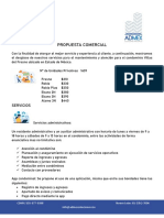 Cotización Admex PDF