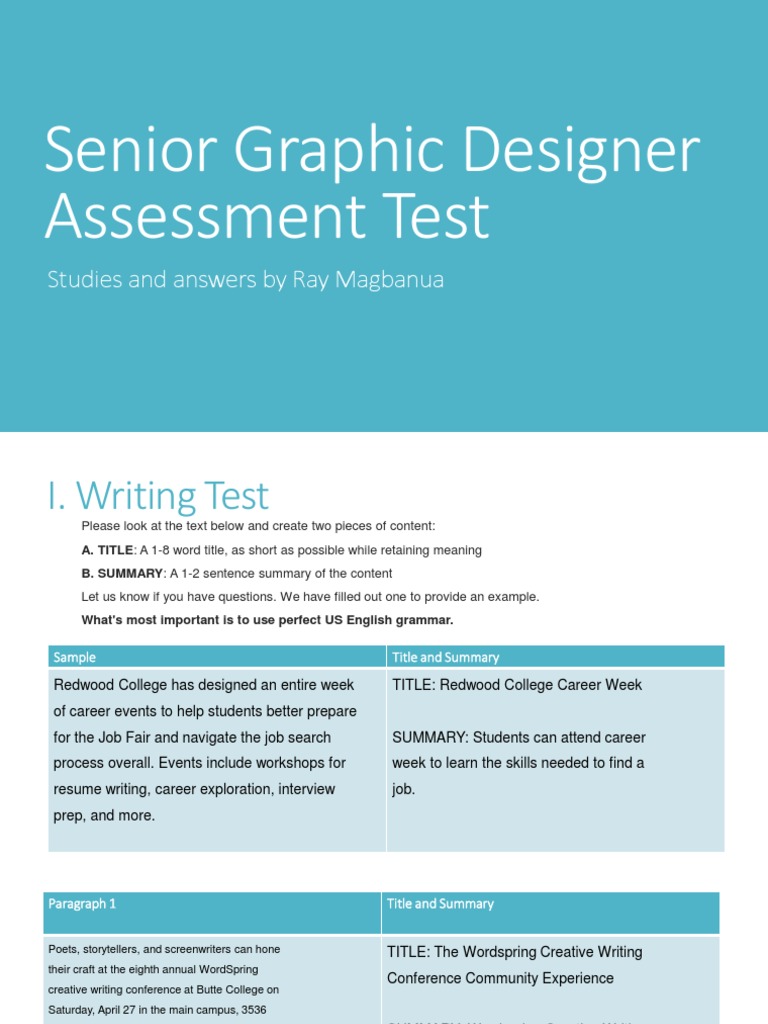 Graphic Designer Skills Test | PDF | Brand | Maple Syrup