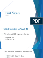 Final Project Requirements