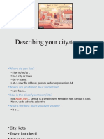 Describing Your Town or City