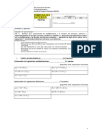 Evaluación matemática números enteros