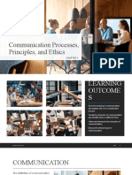 Communication Processes, Principles, and Ethics