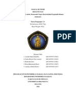 Makalah Kelompok 5 Pragmatik - Teori Kesantunan PDF